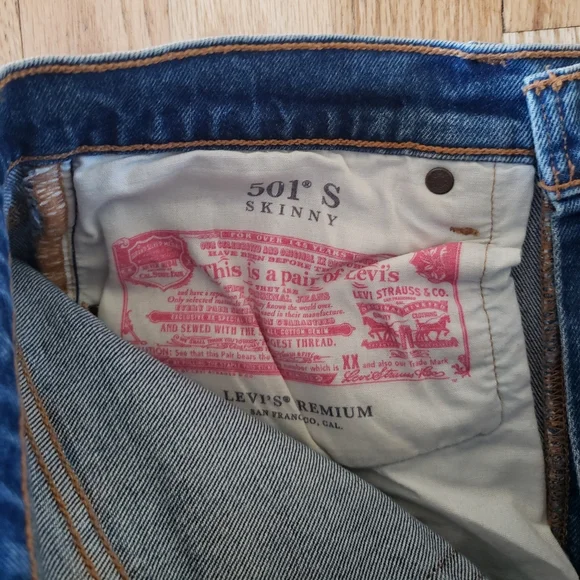 Levis 501 women's Jeans - size 28 - Picture 11 of 14